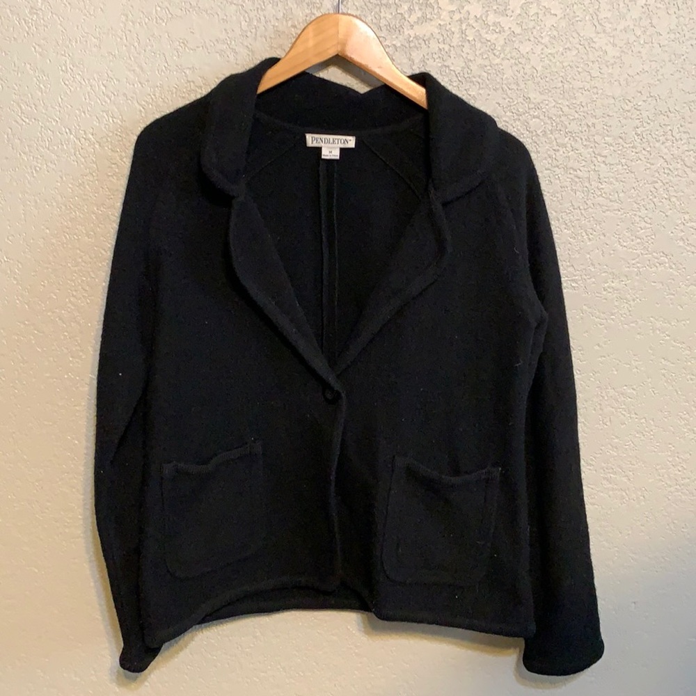 Pendleton 100% lambswool cardigan sweater size medium